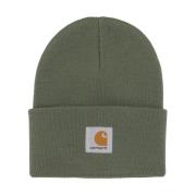 Carhartt Wip Grön Akryl Klocka Mössa Beanie Green, Unisex