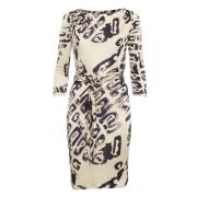 Emilio Pucci Pre-owned Pre-owned Silke klnningar Beige, Dam