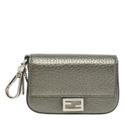 Fendi Vintage Pre-owned Laeder hem-och-kontorstillbehr Gray, Dam