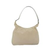 Prada Vintage Pre-owned Nylon prada-vskor Beige, Dam