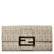 Fendi Vintage Pre-owned Canvas plnbcker Brown, Dam