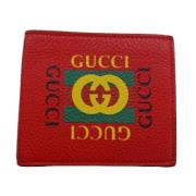 Gucci Vintage Pre-owned Laeder plnbcker Red, Dam