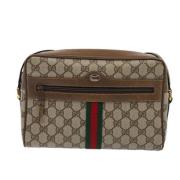 Gucci Vintage Pre-owned Canvas gucci-vskor Beige, Dam