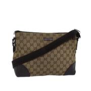 Gucci Vintage Pre-owned Canvas gucci-vskor Beige, Dam