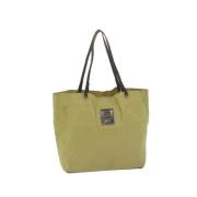 Fendi Vintage Pre-owned Nylon fendi-vskor Beige, Dam