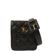 Chanel Vintage Pre-owned Laeder chanel-vskor Black, Dam