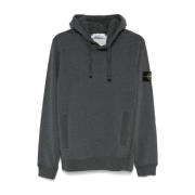 Stone Island Grå Stickad Tröja Gray, Herr