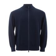 Armani Exchange Blå Bomull Crew Neck Tröja Blue, Herr