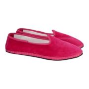 Gallo Unisex enfärgade fuchsia sammetsskor Pink, Dam