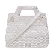 Salvatore Ferragamo Wanda Mini axelväska Gray, Dam