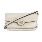 Tory Burch Axelväska Robinson Beige, Dam