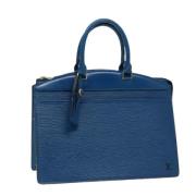 Louis Vuitton Vintage Pre-owned Laeder handvskor Blue, Dam