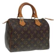 Louis Vuitton Vintage Pre-owned Canvas handvskor Brown, Dam