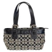 Coach Pre-owned Pre-owned Canvas axelremsvskor Black, Dam