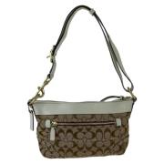 Coach Pre-owned Pre-owned Canvas axelremsvskor Beige, Dam