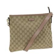 Gucci Vintage Pre-owned Canvas gucci-vskor Brown, Dam