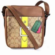 Coach Pre-owned Pre-owned Canvas axelremsvskor Multicolor, Dam