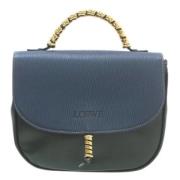 Loewe Pre-owned Pre-owned Tyg handvskor Blue, Dam