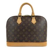 Louis Vuitton Vintage Pre-owned Canvas handvskor Brown, Dam