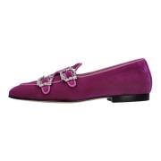 Edhèn Milano Platta skor Fuchsia Pink, Dam