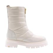 E mia Lyxig Kaviar Boot Beige, Dam