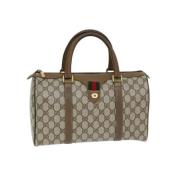 Gucci Vintage Pre-owned Canvas gucci-vskor Beige, Dam