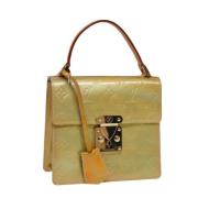 Louis Vuitton Vintage Pre-owned Laeder handvskor Yellow, Dam