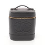 Chanel Vintage Pre-owned Tyg chanel-vskor Black, Dam