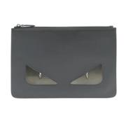 Fendi Vintage Pre-owned Laeder fendi-vskor Gray, Dam