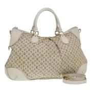 Louis Vuitton Vintage Pre-owned Canvas louis-vuitton-vskor Beige, Dam