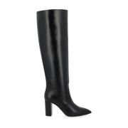 Via Roma 15 Knee High Boot i svart Black, Dam