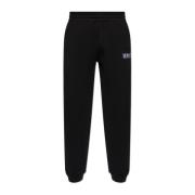 Moncler Sweatpants med logotyp Black, Herr