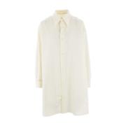 MM6 Maison Margiela Oversized Skjorteklänning White, Dam