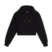 Jacquemus Svart Hoodie Gros Grain Black, Dam