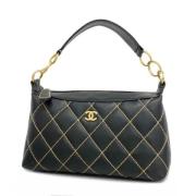 Chanel Vintage Pre-owned Laeder chanel-vskor Black, Dam