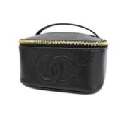 Chanel Vintage Pre-owned Laeder chanel-vskor Black, Dam