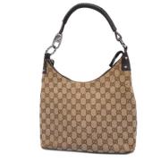 Gucci Vintage Pre-owned Canvas gucci-vskor Beige, Dam