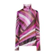 Emilio Pucci Fuchsia T-shirts och Polos Multicolor, Dam