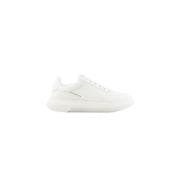 Emporio Armani Sneakers i mesh och mocka White, Herr