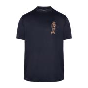 Emporio Armani T-Shirts Blue, Herr