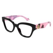 Gucci Geometriska Cat Eye Optiska Glasögon Black, Unisex