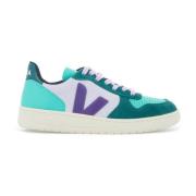 Veja Sneakers av Kromfritt Läder med Gummisula Multicolor, Dam