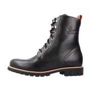 Panama Jack Lace-up Boots Black, Dam