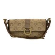 Salvatore Ferragamo Pre-owned Pre-owned Laeder axelremsvskor Beige, Da...