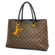 Louis Vuitton Vintage Pre-owned Tyg louis-vuitton-vskor Brown, Dam