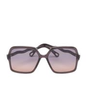 Chloé Pre-owned Pre-owned Acetat solglasgon Gray, Dam