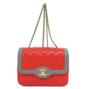 Chanel Vintage Pre-owned Laeder chanel-vskor Red, Dam