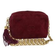 Chanel Vintage Pre-owned Mocka chanel-vskor Red, Dam