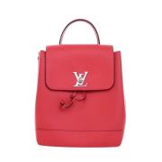 Louis Vuitton Vintage Pre-owned Laeder handvskor Red, Dam