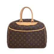 Louis Vuitton Vintage Pre-owned Canvas handvskor Brown, Dam